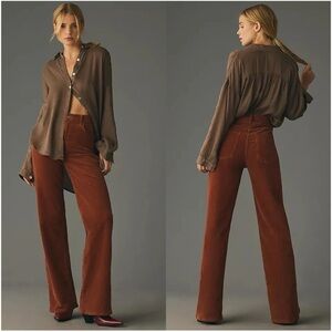 AGOLDE Harper High-Rise Wide-Leg Corduroy Jeans Size 29